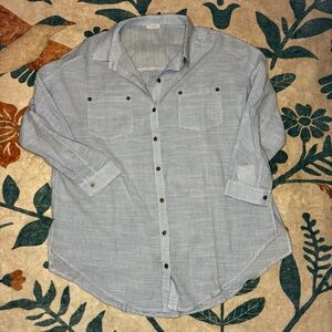 NWOT Free People Movement Button Down